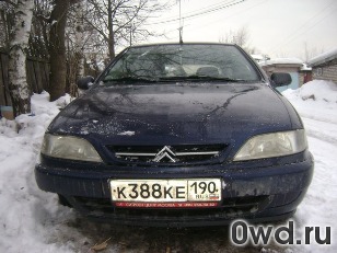 Битый автомобиль Citroen Xsara