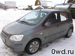 Битый автомобиль Hyundai Getz